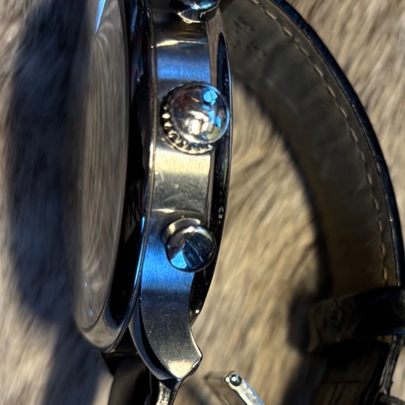 Tissot 1853 Watch Black Face Black Leather Band - Picture 6 of 10